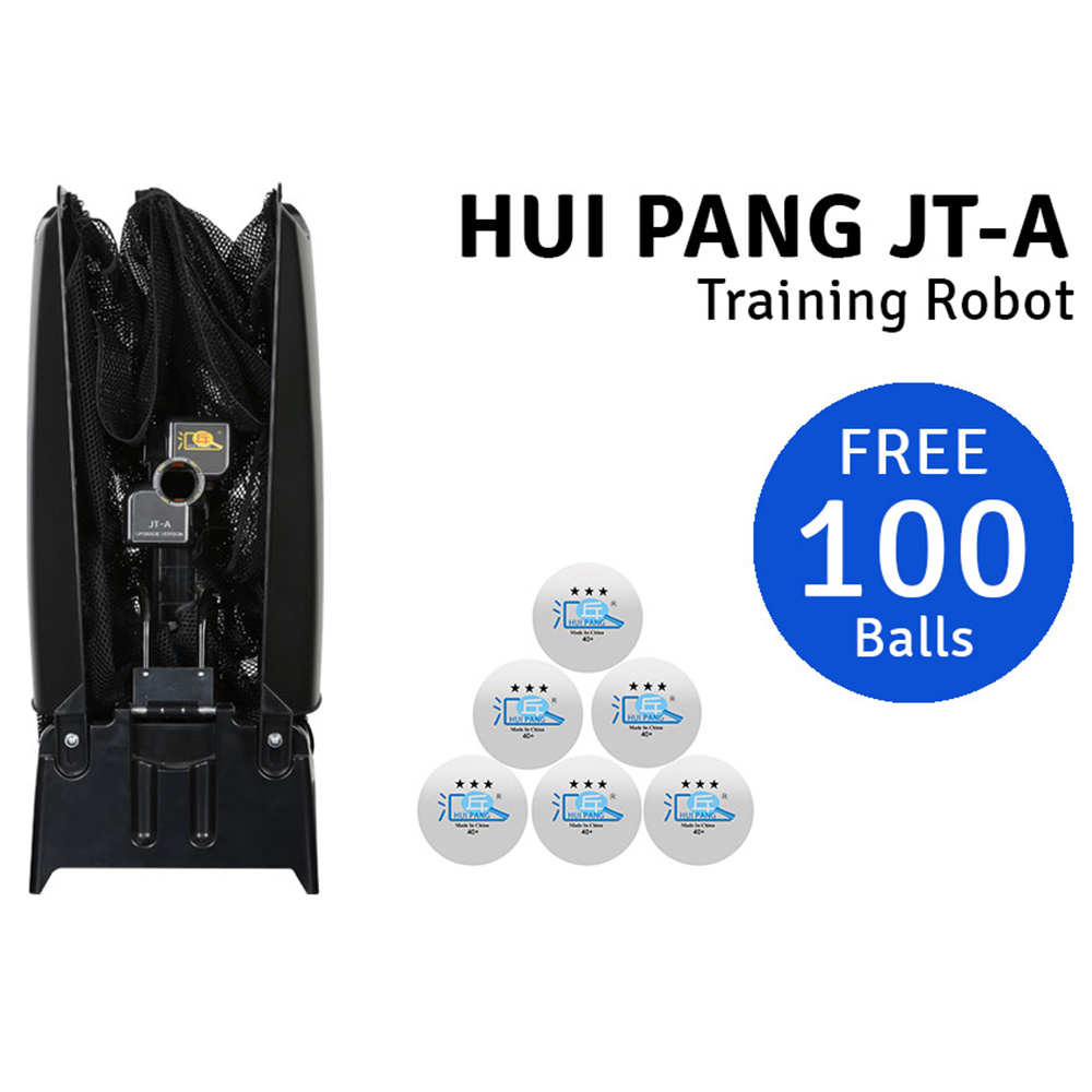 w. recycling net Ping Pong Table Tennis Robot Ball Machine Popular Model JT-A 