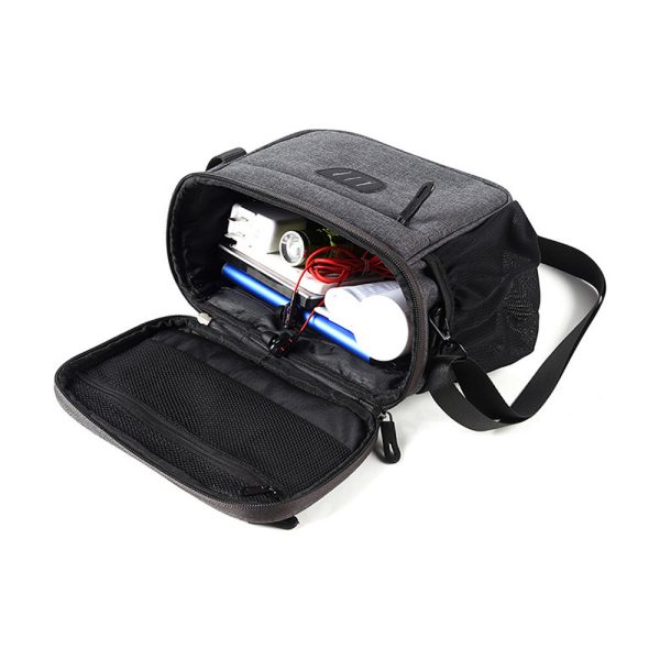 Multi-purpose Bike Handlebar Bag TPC Screen Touch Shoulder Bag Messenger bag – Black 3