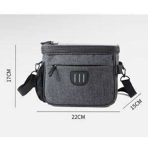 Multi-purpose Bike Handlebar Bag TPC Screen Touch Shoulder Bag Messenger bag – Black 9