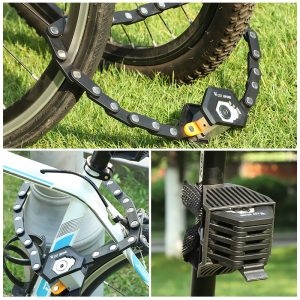 Bicycle Foldable Chain Lock Anti-Theft Security for Mountain Bike Motorcycle Bike 3