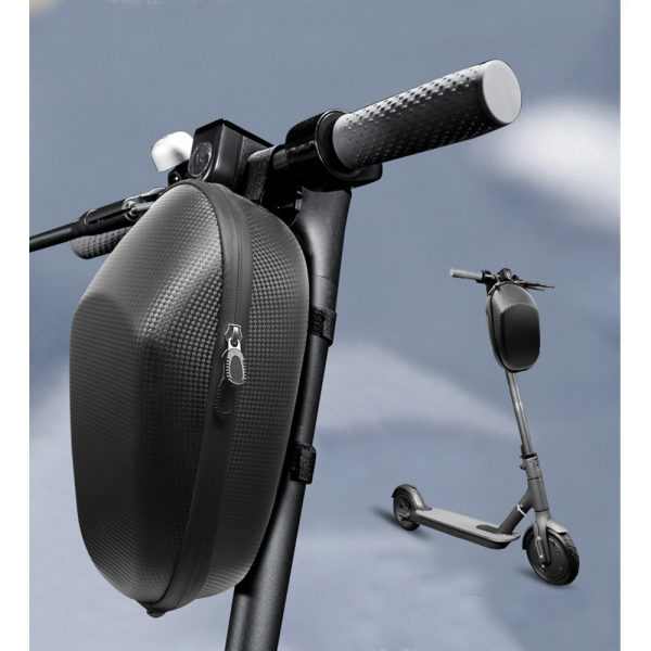 EVA Hard Bike Handlebar Bag Waterproof Detachable Bag Mountain Bike Scooter – Black 3