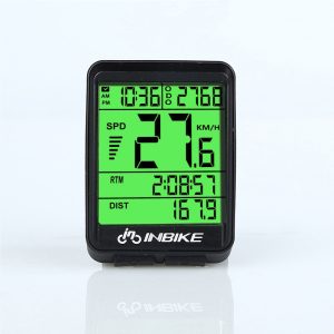 Wireless Waterproof Bike Computer Speedometer Odometer Mountain Cycling Green Night Mode 1