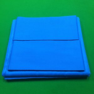 Blue 20% Wool Pool Snooker Table Cloth & 6 X Felt Strips Suits 9″ 1