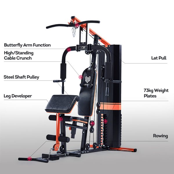 M2 Home Gym Multi-function Exercise Fitness Equipment Machine 4