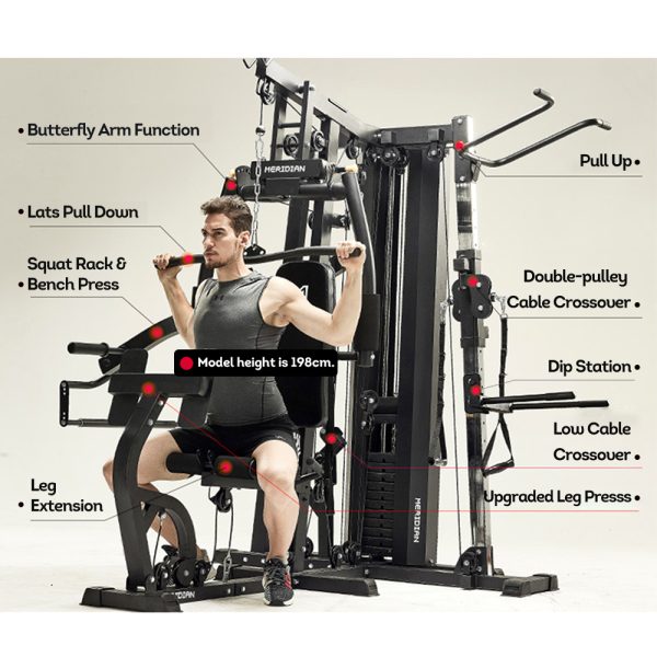JMQ Fitness M8 Multi-function Home Gym Exercise Fitness Equipment Machine 4