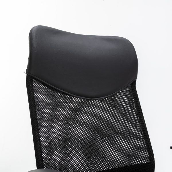 Mason Taylor 105 Liftable Mesh Home Office Chair Horizontal Rotation with Castors – Black 5