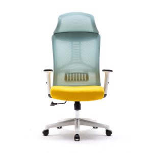 Mason Taylor 902 Liftable Mesh Office Chair Home Computer Chairs Blue-Orange 1
