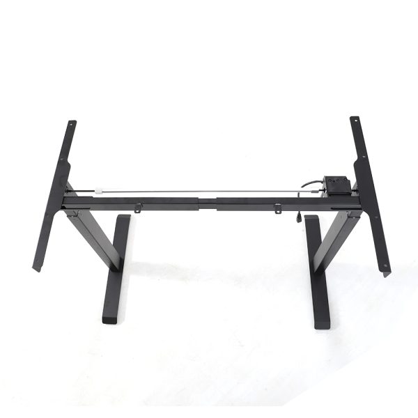 Electric Standing Desk Height Adjustable Sit Stand Motorised Single Motor Only Frame Black 3