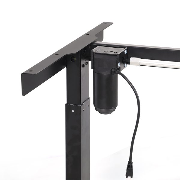 Electric Standing Desk Height Adjustable Sit Stand Motorised Single Motor Only Frame Black 4