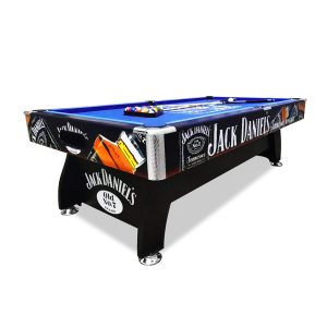 JD Logo 8FT Mdf Black / Blue Pool Snooker Billiards Table Free Accessory 5