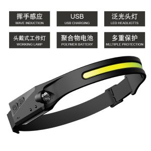 MEILONG Outdoor Cycling Lamp USB Rechargeable Night Running Lamp LED Strong Bald Head Lamp 1