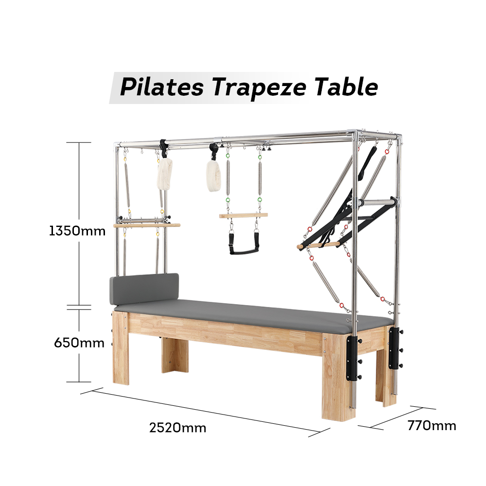 JMQ FITNESS 5-Piece Trapeze Table Reformer Chair Ladder Barrel