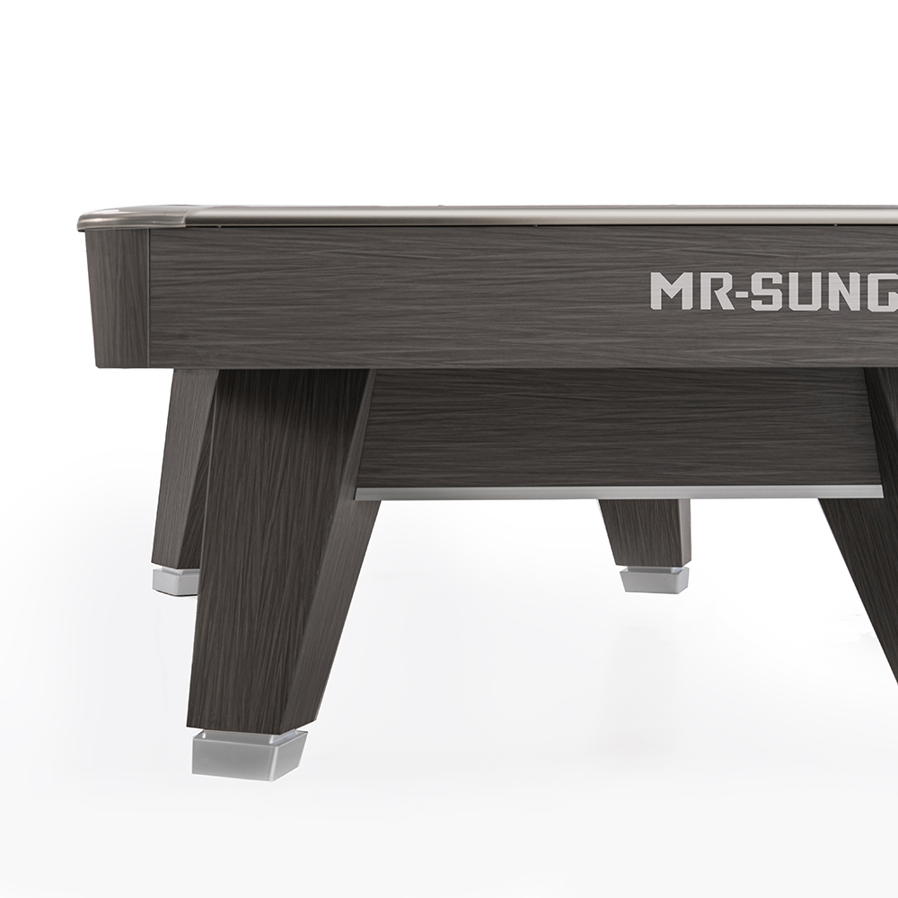 MR-SUNG Acurra by Rasson Grey Pool Table 9ft - Drop Pockets